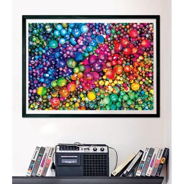 Clementoni High Quality Collection Colorboom Marbles - puzzle, 1000 pcs