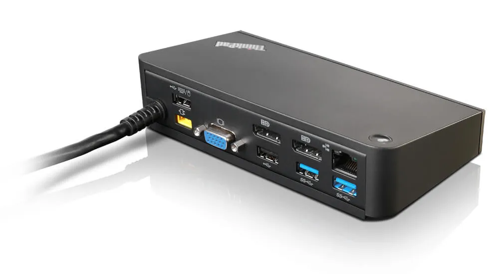 Lenovo ThinkPad OneLink+ Dock - Porttitoistin - 90 watt malleihin ThinkPad P40 Yoga 20GQ, 20GR, X1 Carbon 20FB, 20FC, X1 Tablet 20GG, 20GH, X1 Yoga 20FQ, 20FR,