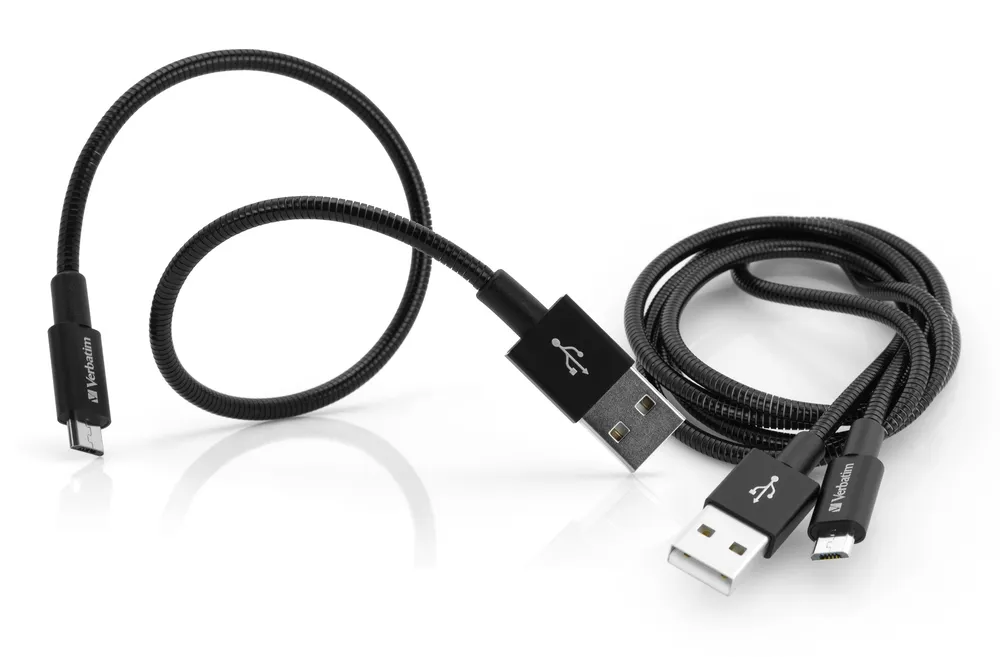Verbatim  Micro-USB A - USB A - cable, 1 m, Black