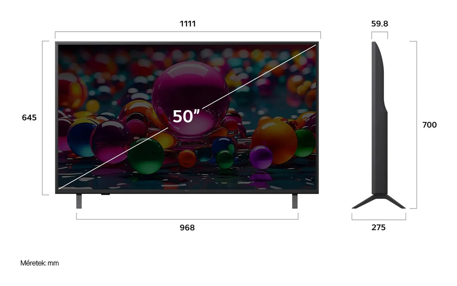 LG UA73003LA 50" 4K LED webOS TV, 60 Hz, HDR10 LG UA73003LA 50" 4K LED webOS TV, 60 Hz, HDR10