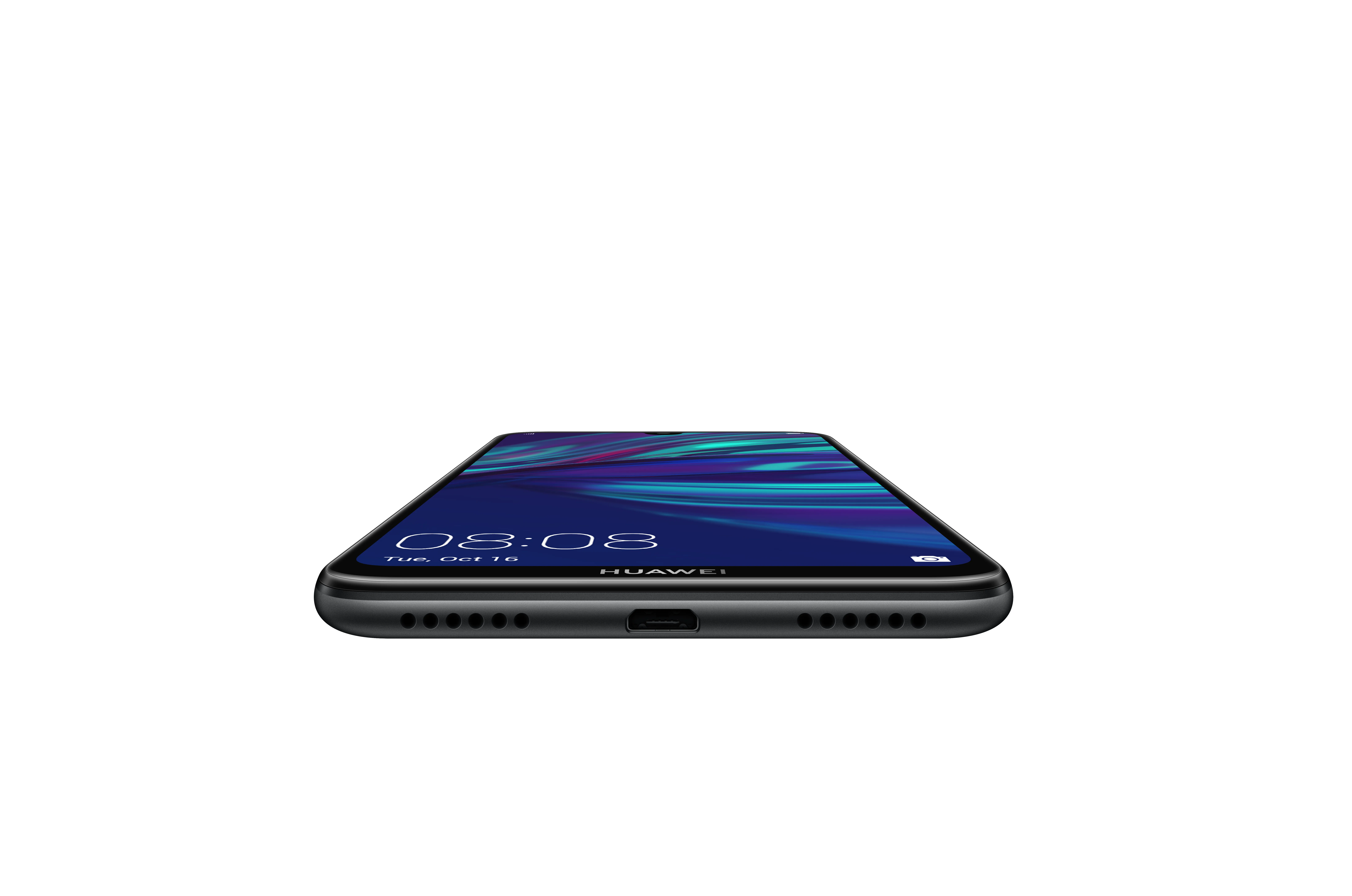 Huawei Y7 2019 32 GB - mobiltelefon, Midnight Black