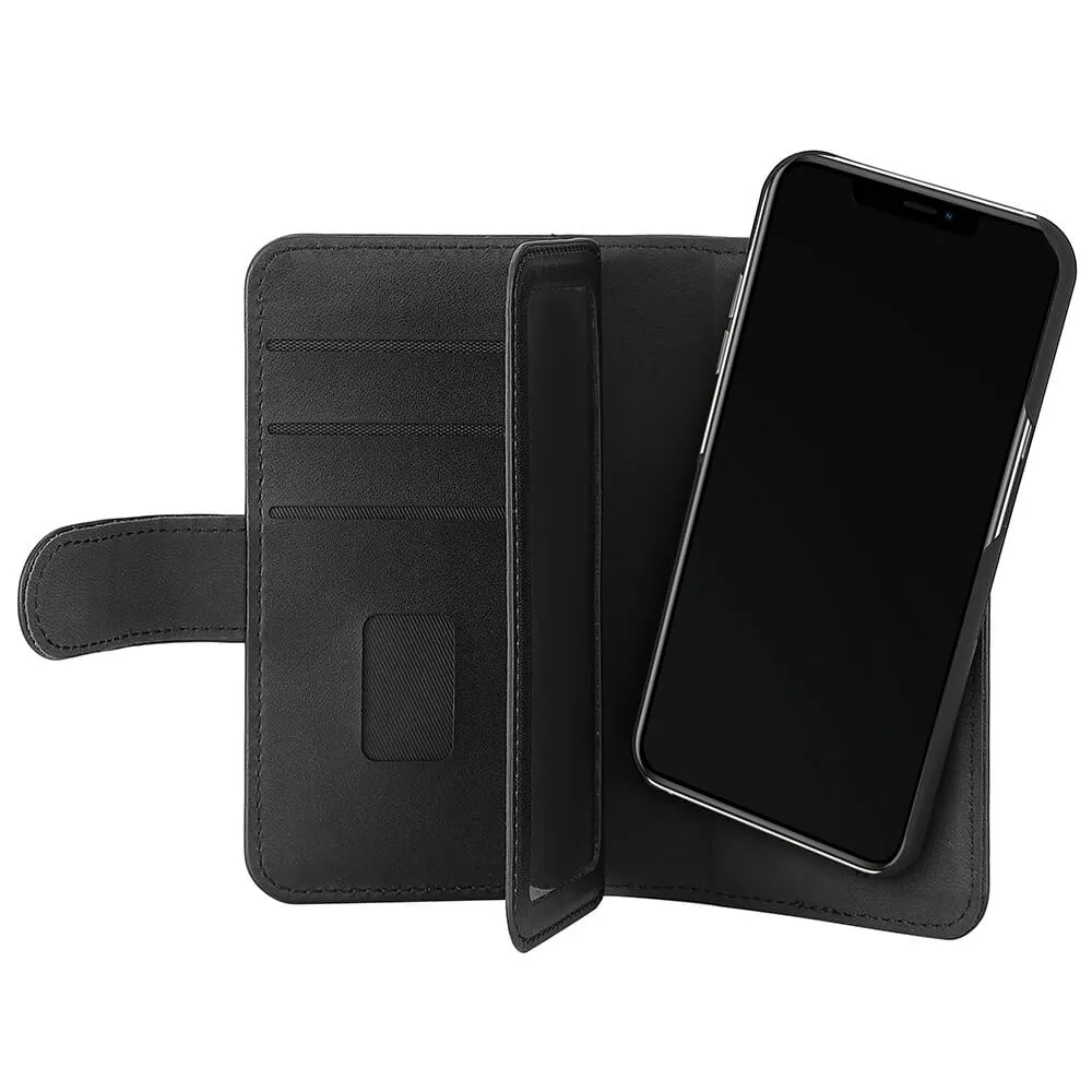 GEAR Wallet 7 Cards, iPhone 13 mini - 2-in-1 lompakkokotelo, Musta