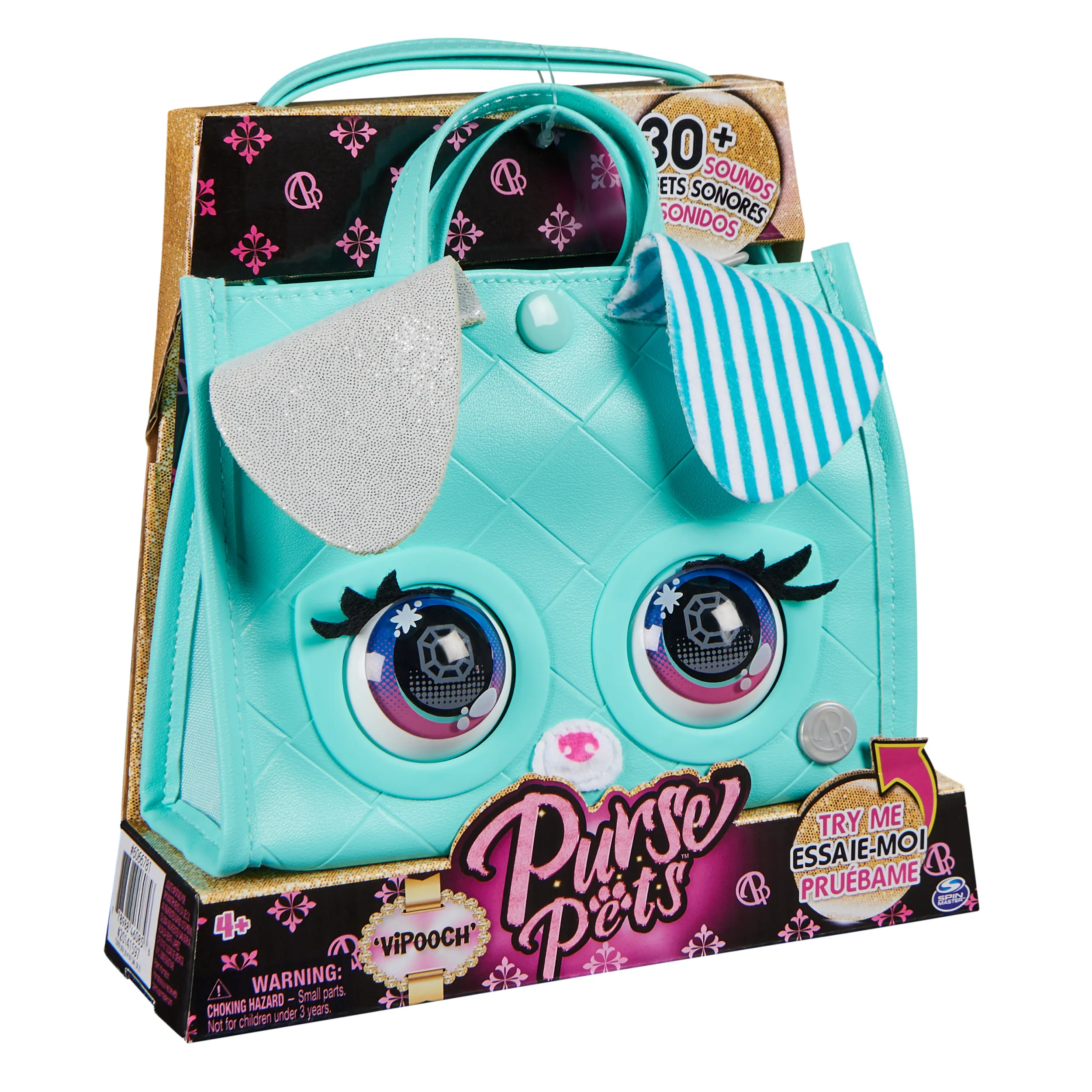 Spin Master Purse Pets - Tote bag for dogs, bag (turquoise)