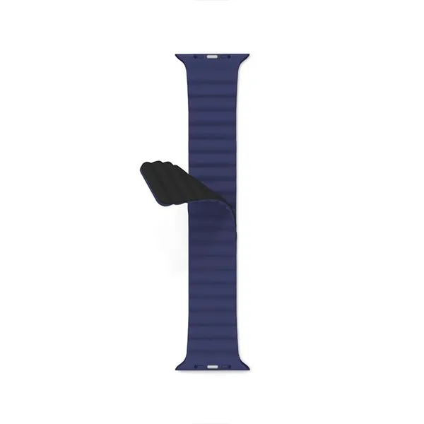 EPICO Watch Strap Magnetic for Apple Watch 42/44/45/49 mm - black/blue