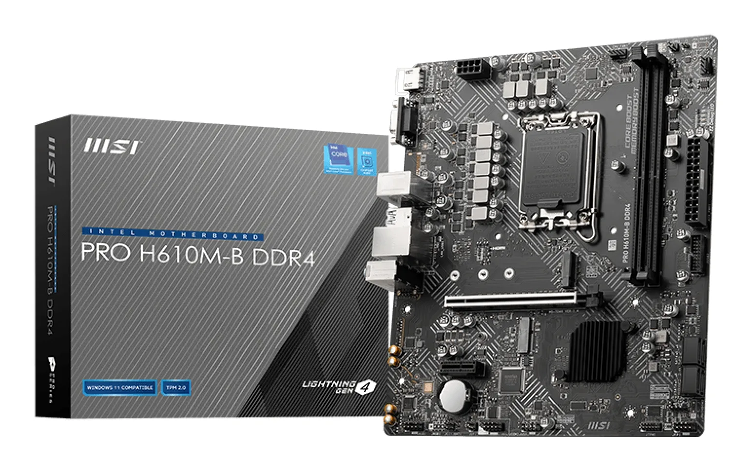 MSI PRO H610M-B DDR4 H610 - Socket 1700