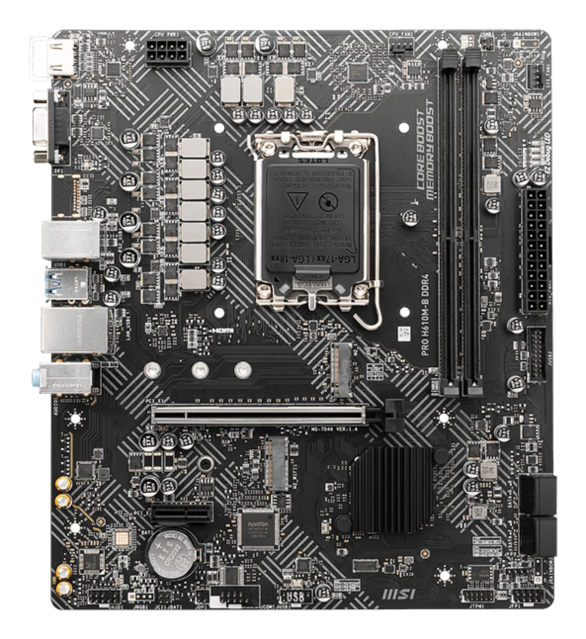 MSI PRO H610M-B DDR4 H610 - Socket 1700