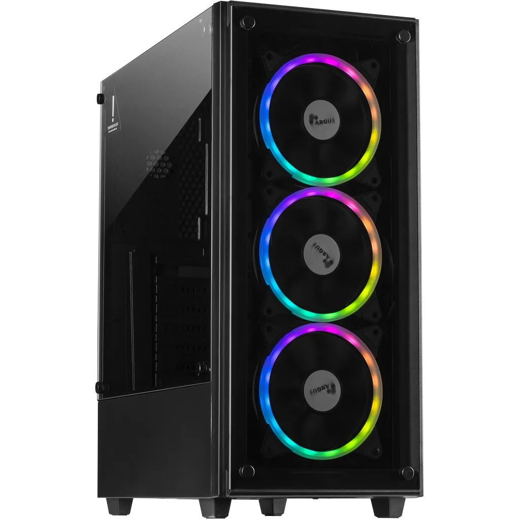 Inter-Tech C-303 Mirror Midi-ATX - case, black