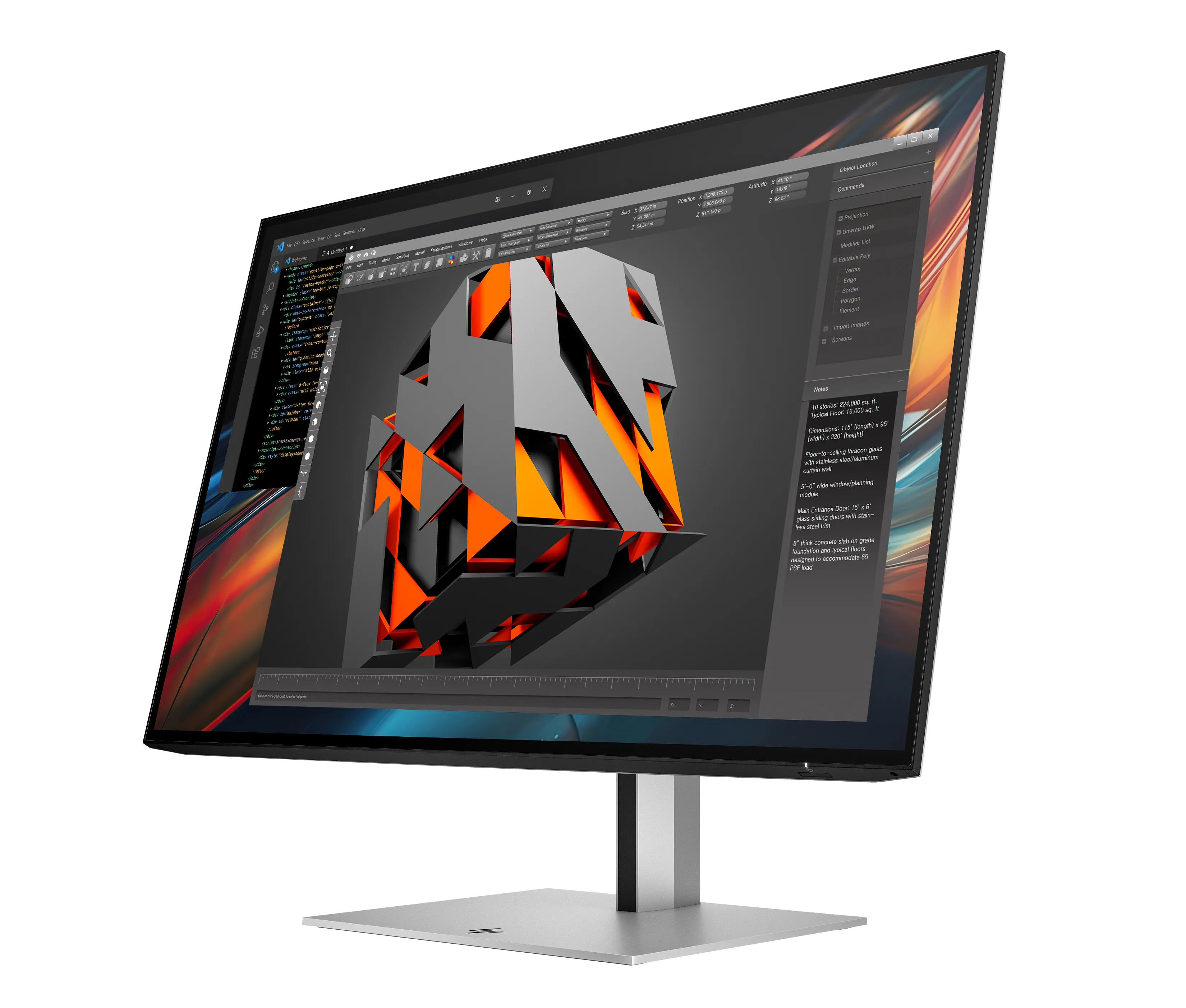 (Fyndh&ouml;rnan) HP 724PU G3 24" WUXGA, IPS sk&auml;rm med USB-C hub