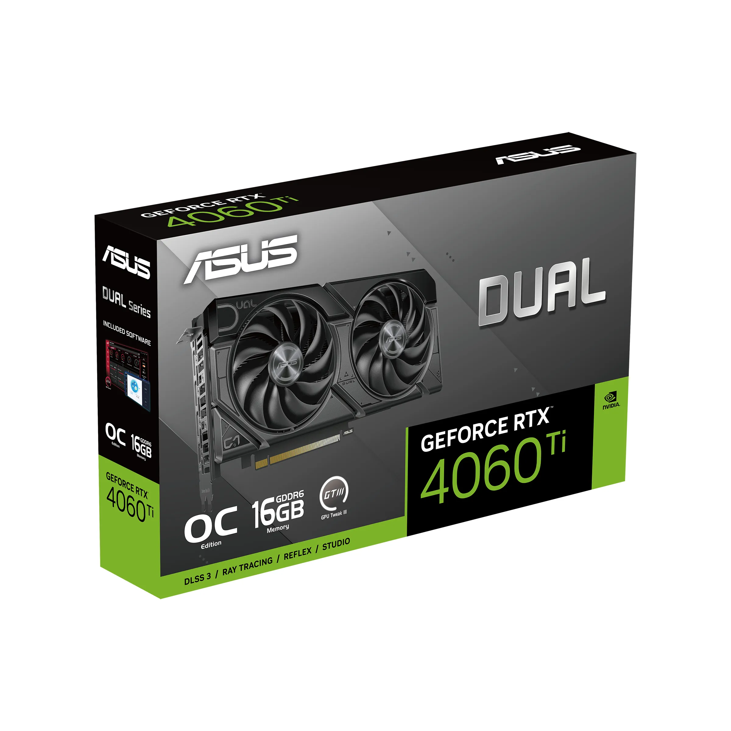 Asus GeForce RTX 4060 Ti Dual OC Evo 16GB - Graphics card