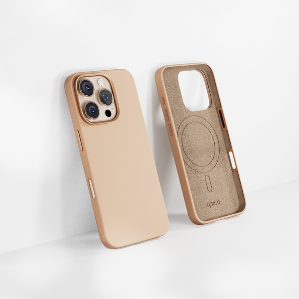 Epico Mag+ Silicone Case Pro iPhone 16 Pro - desert titanium