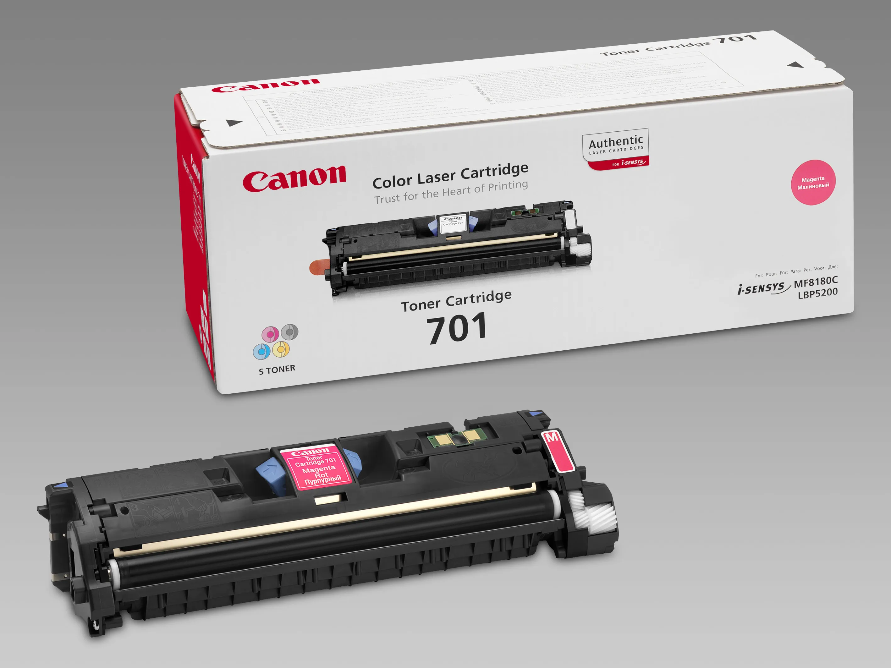 Canon 701L Toner cartridge, Magenta