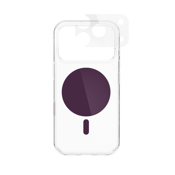 Epico Dot Mag+ Case | iPhone 17 Pro Max/18 Pro Max | Qi2  &  MagSafe Compatible | Dark Purple | Crossbody Ready  &  Camera Island Protector