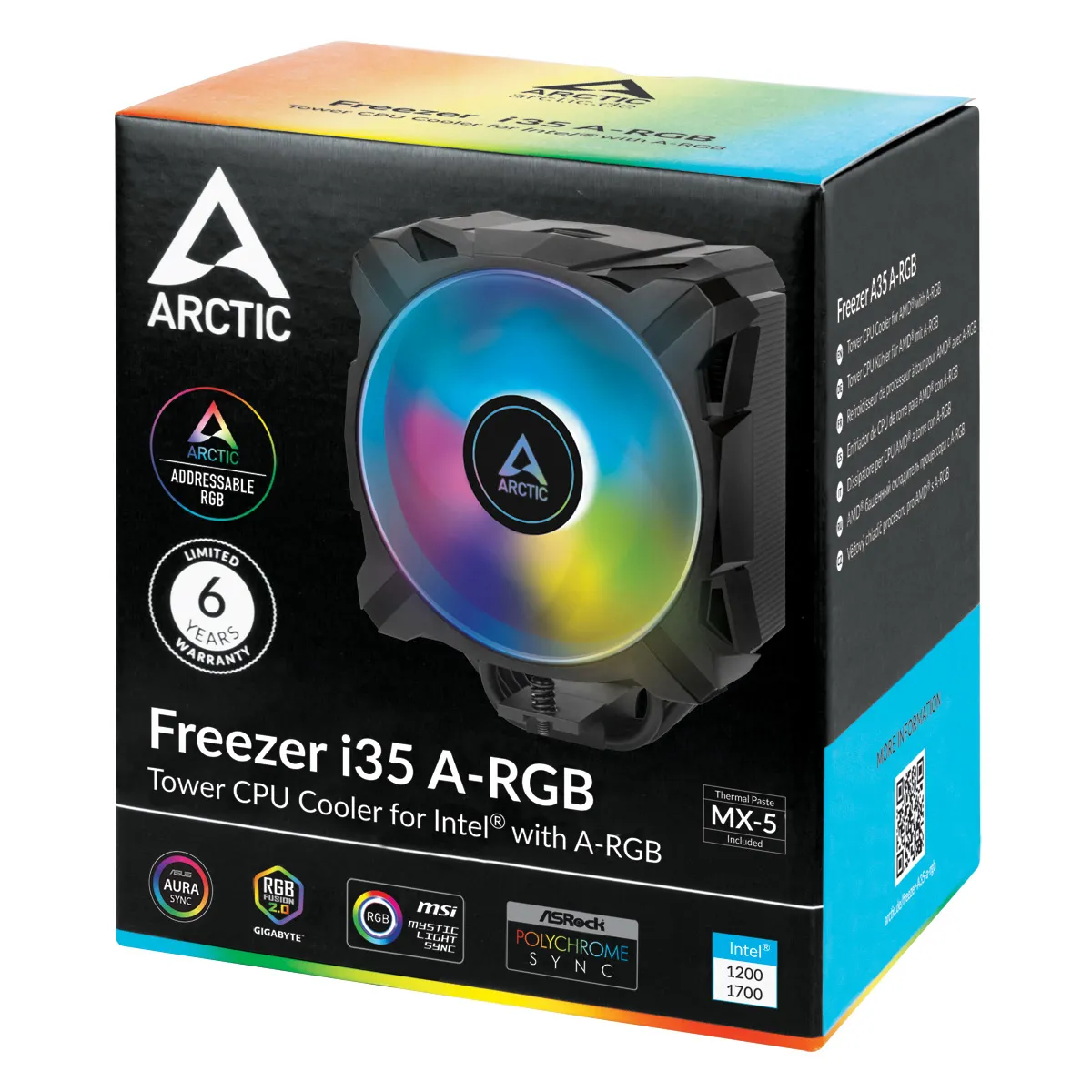 Arctic Freezer i35 ARGB -prosessorijäähdytin