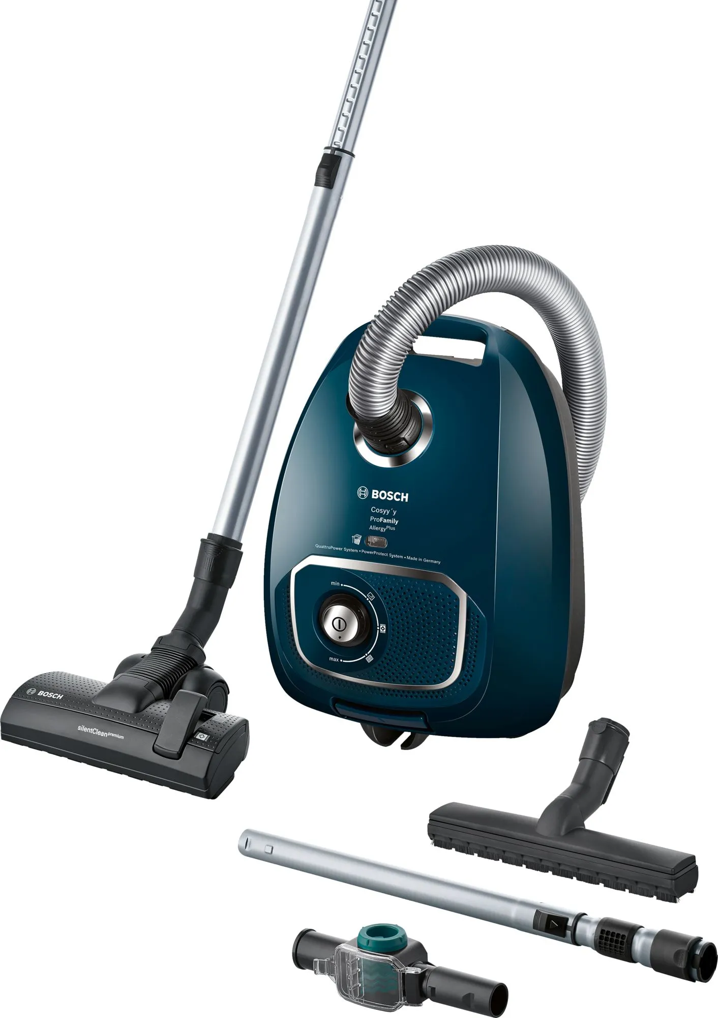 Bosch Cosyy'y ProFamily BGLS4A44 -pölynimuri, sininen/musta