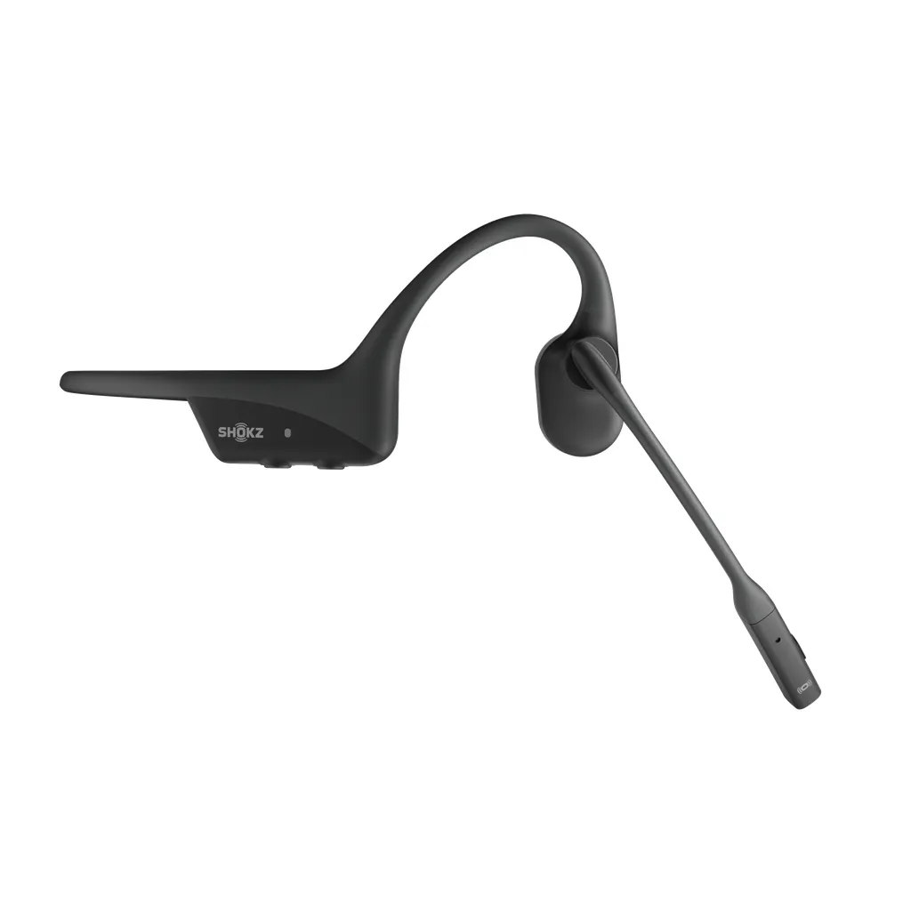 Shokz OpenComm2 2025 Upgrade Wireless Bone Conductor Headset, Black