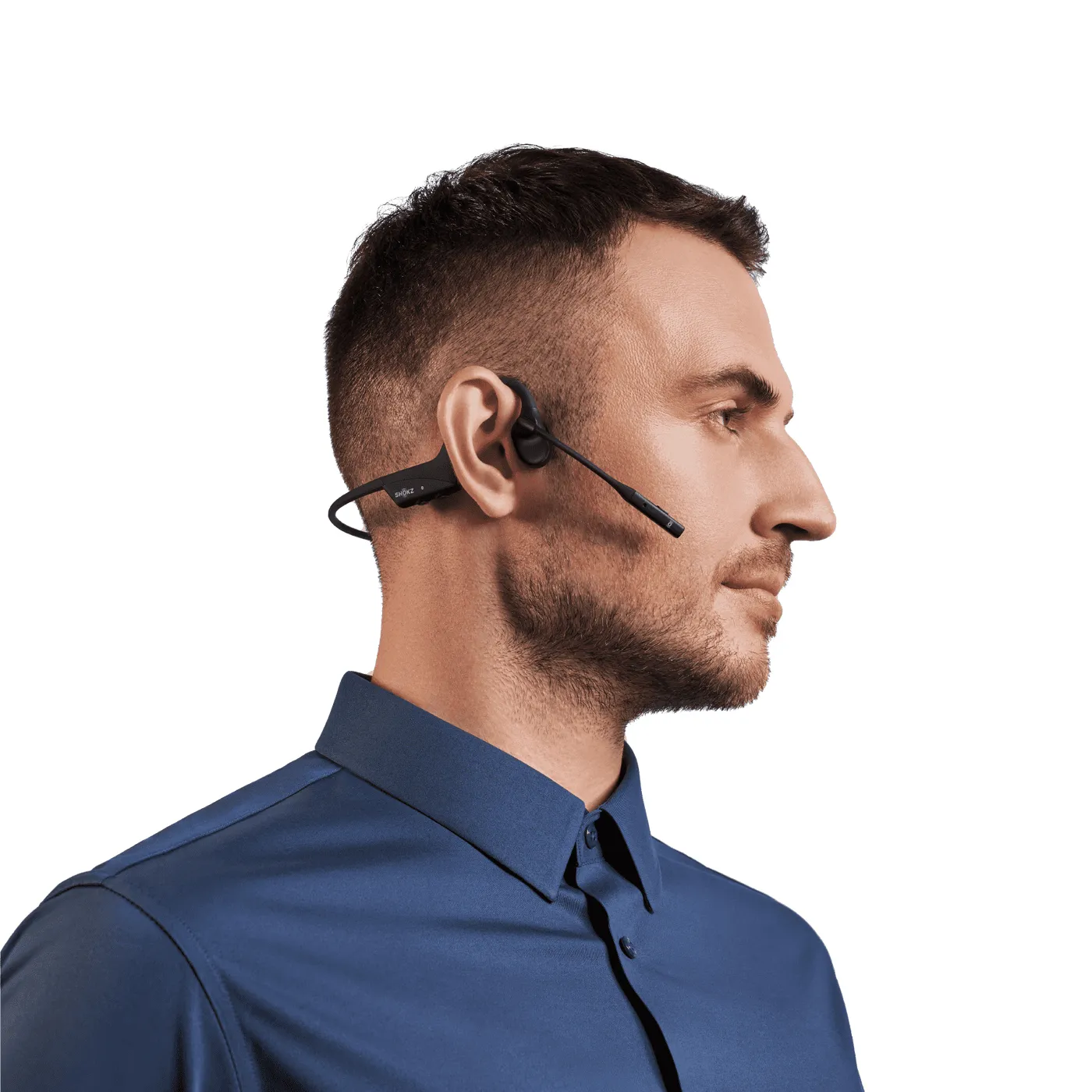Shokz OpenComm2 UC 2025 Upgrade -langaton luujohdekuulokemikrofoni + USB-A-adapteri, musta