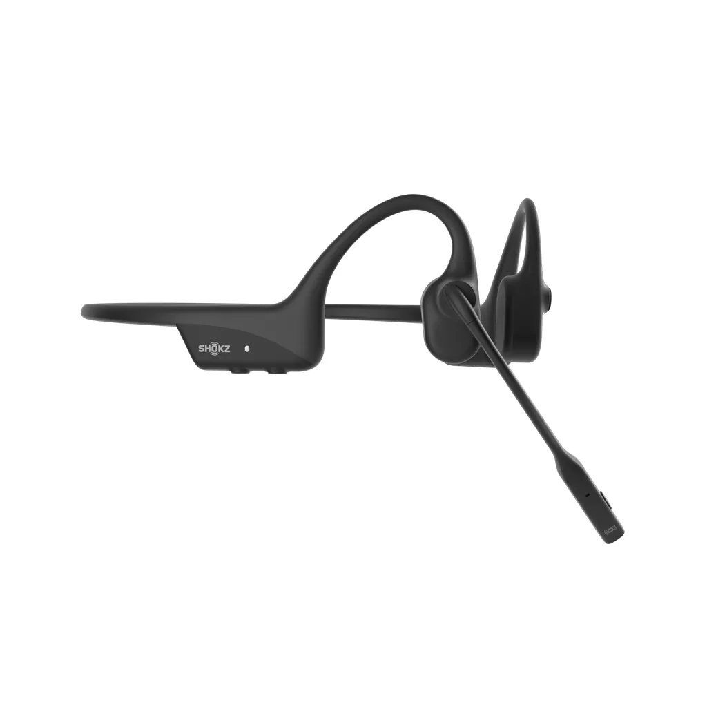 Shokz OpenComm2 2025 Upgrade Wireless Bone Conductor Headset, Black