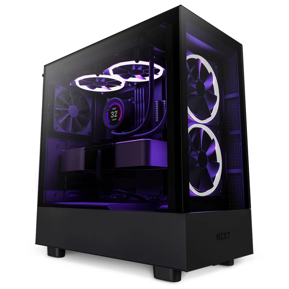 NZXT H5 Elite - miditornikotelo, Musta, Läpinäkyvä