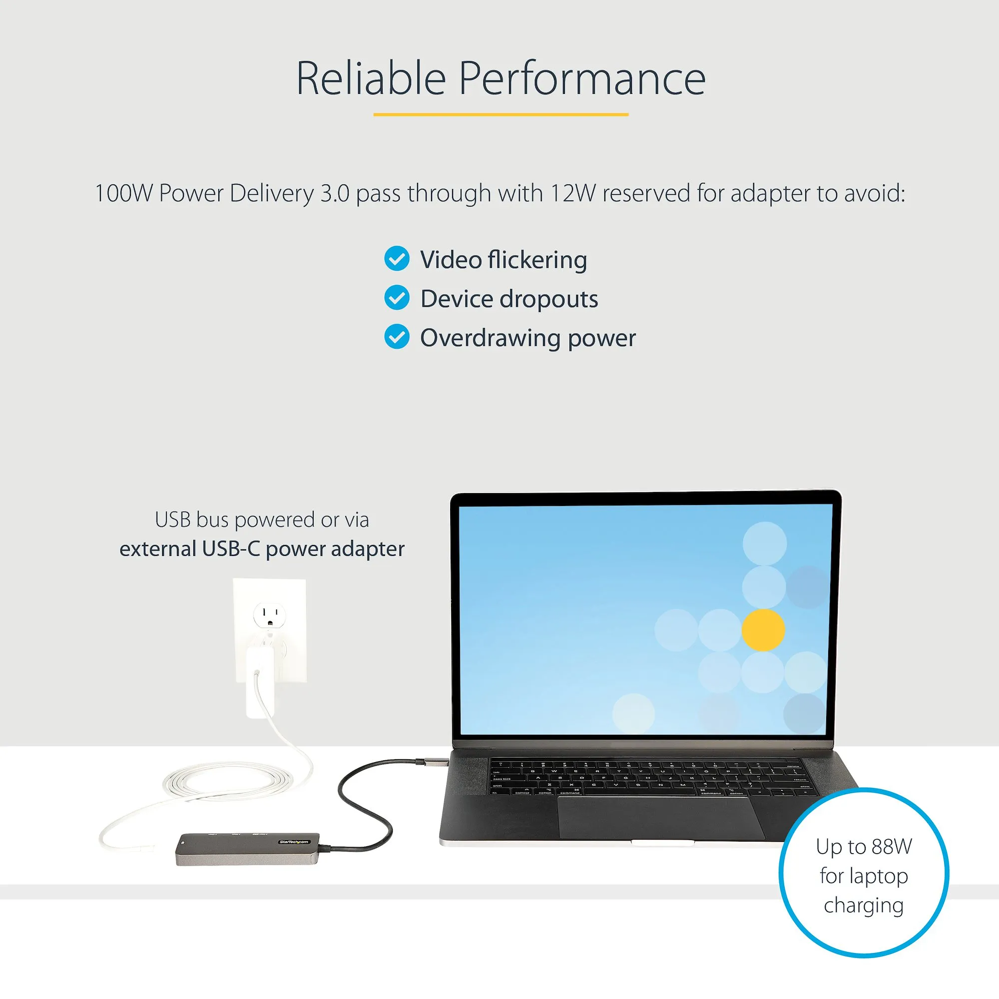 Startech USB-C - 4K 60Hz HDMI/PD - adapter