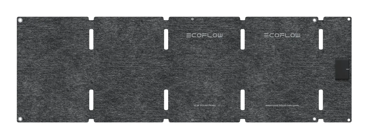 EcoFlow 45W Portable Solar Panel, Black, USB-C, IP68