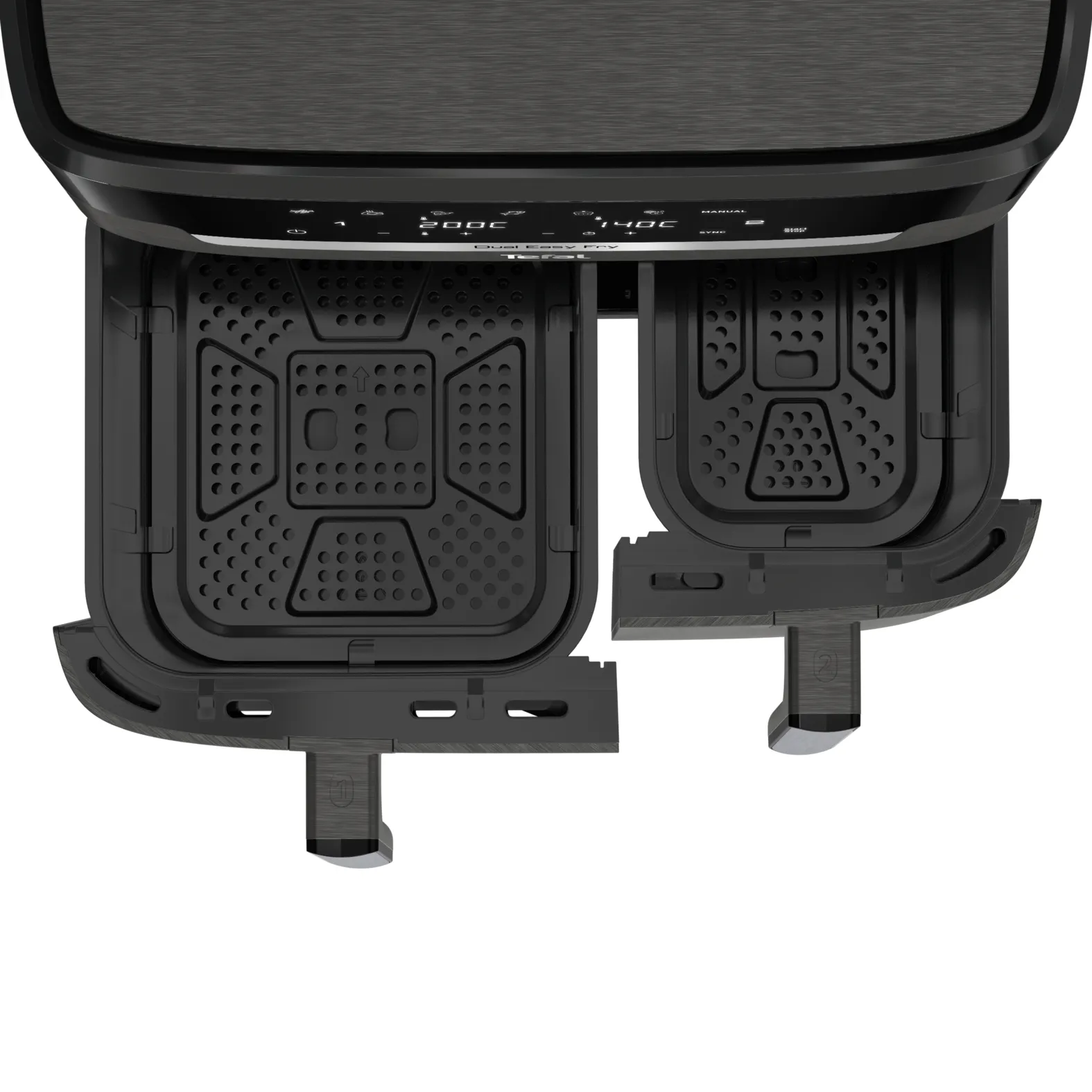 Tefal Dual Easy Fry &amp; Grill XXL EY942H, 11L, 2020W, air fryer, Coal Grey