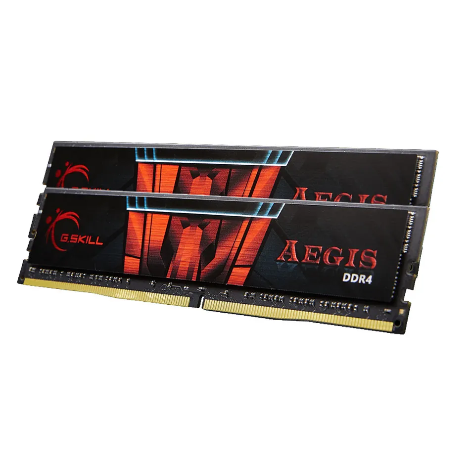 G.Skill Aegis 16GB (2 x 8GB) DDR4 2400 MHz, CL15 - memory, Black