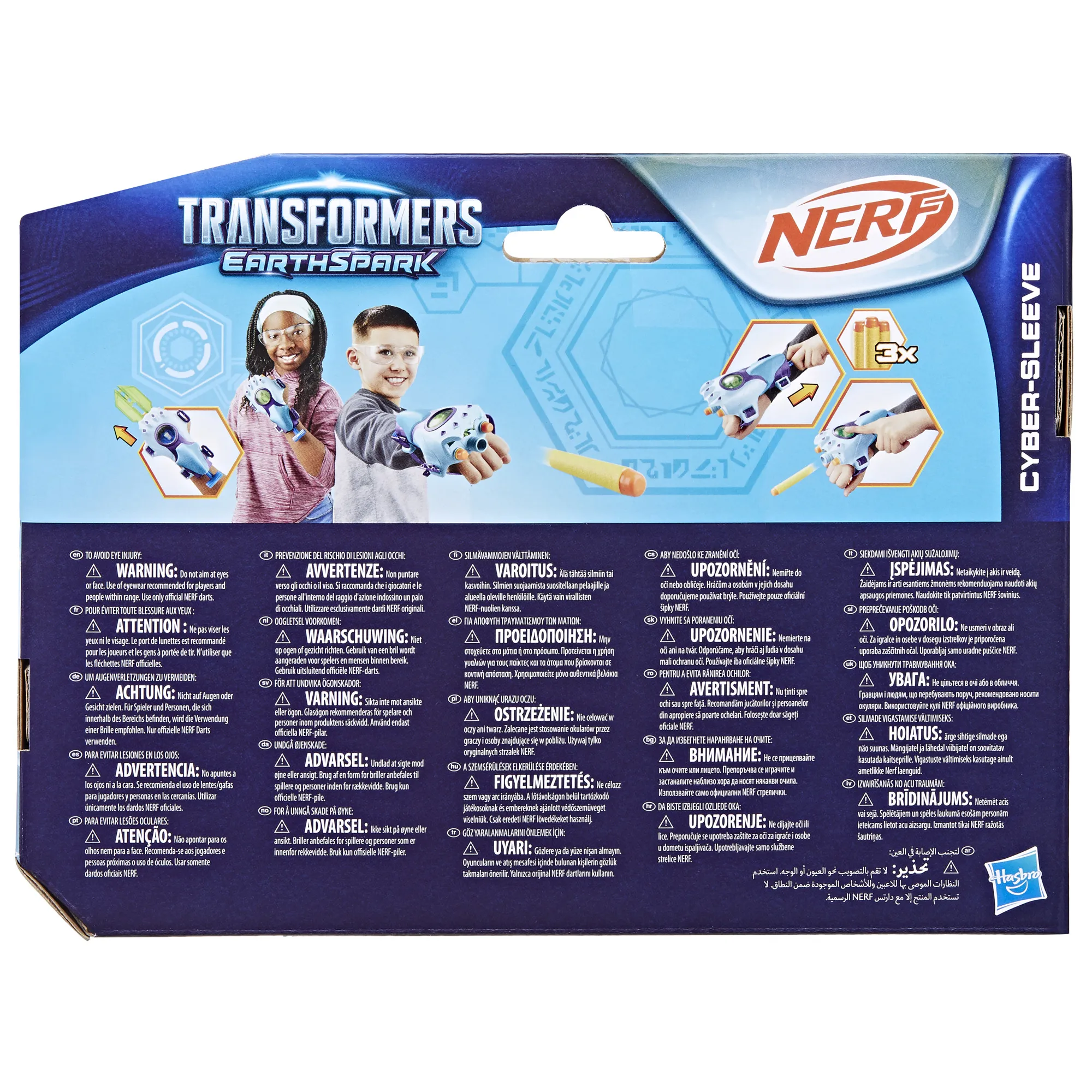 Hasbro Transformers: EarthSpark Cyber-Sleeve Battle Blaster, Nerf Gun