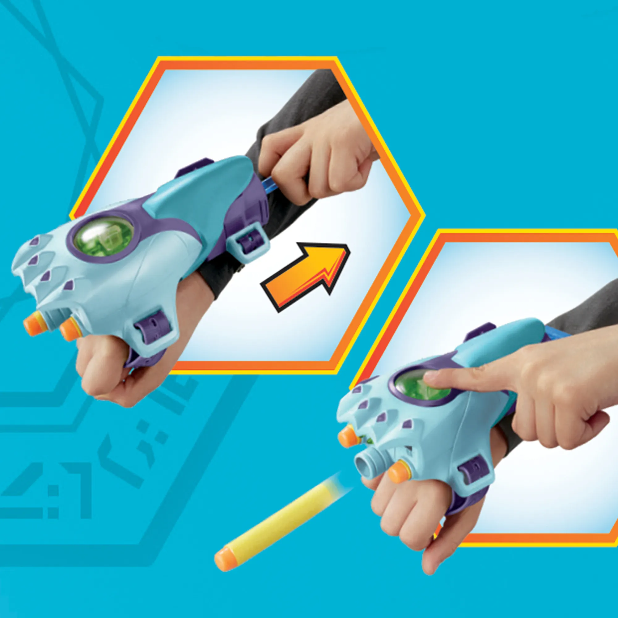 Hasbro Transformers: EarthSpark Cyber-Sleeve Battle Blaster, Nerf Gun