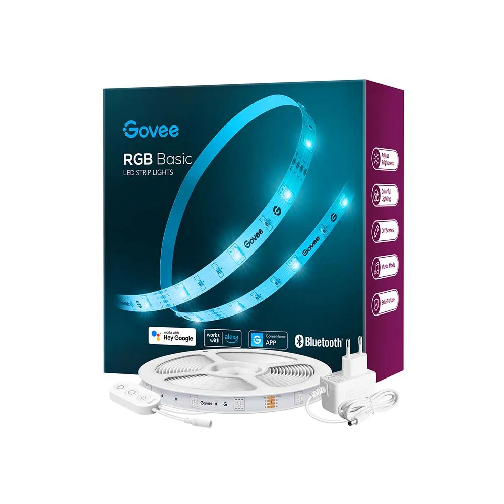 Govee RGBIC Basic Wi-Fi + Bluetooth LED Strip Lights (10 Meter)