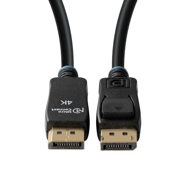 MicroConnect DisplayPort 1.2 -kaapeli, jossa 4K, 1 m, musta