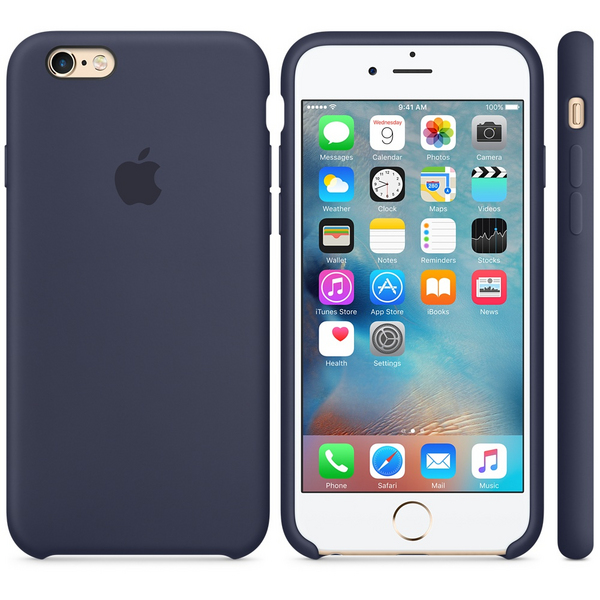 Apple iPhone 6/6s - silikonskal, Midnight Blue