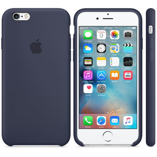 Apple iPhone 6/6s - silikonskal, Midnight Blue