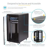 25U 36IN SERVER RACK CABINET 25U 36IN SERVER RACK CABINET