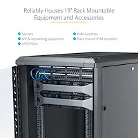 25U 36IN SERVER RACK CABINET 25U 36IN SERVER RACK CABINET