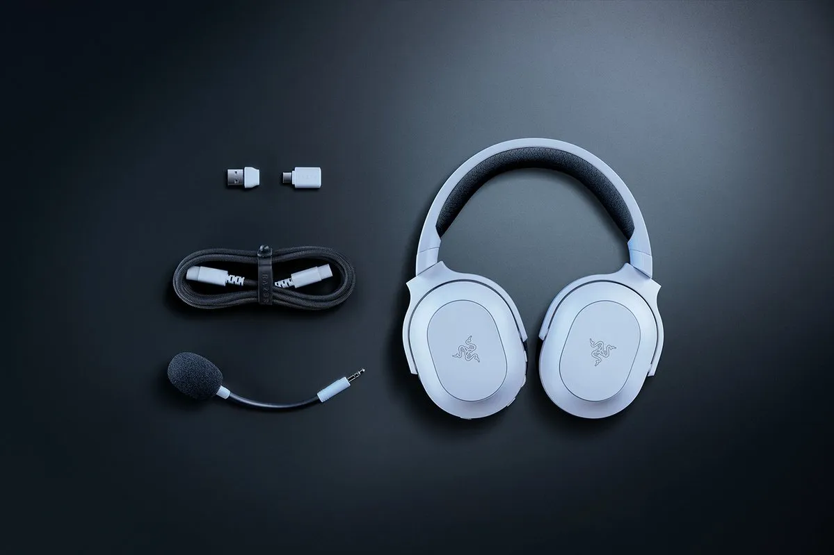Razer Barracuda X Chroma -langaton pelikuulokemikrofoni, valkoinen