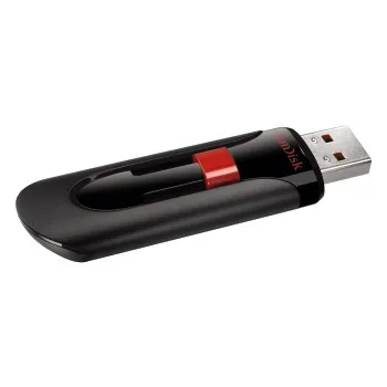 SanDisk 128GB Cruzer Glide USB 2.0 - memory stick, Black/Red
