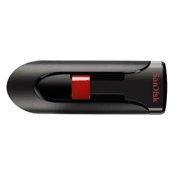 SanDisk 128GB Cruzer Glide USB 2.0 - memory stick, Black/Red