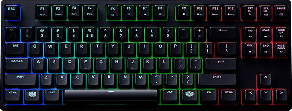 Cooler Master Masterkeys PRO S RGB - Cherry MX Red Backlit Mechanical Gaming Keyboard
