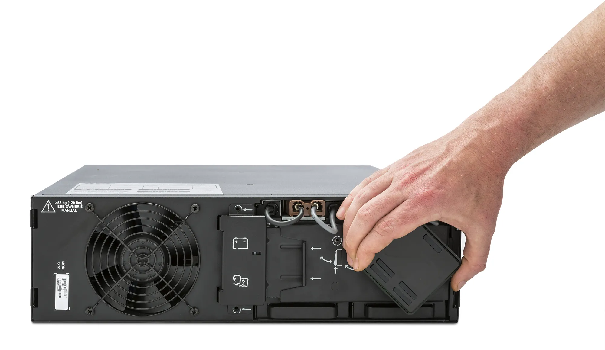 APC Smart-UPS On-Line 5000 VA / 4500 W 4 min (50% 11 min) Double Conversion Online 3U 19" Rackoumt UPS 230V. Tulo kiinteasennus 230V (1PH+N+G). L&auml;ht&ouml;: 4x IEC 32