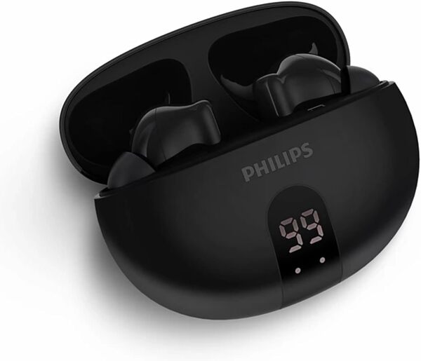 Philips 3000 Series TAT3000BK/00 tr&aring;dl&ouml;sa in-ear h&ouml;rlurar, svart