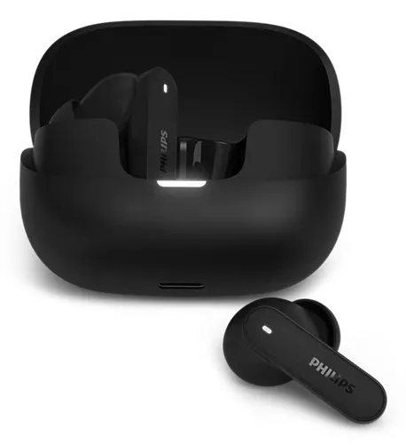 Philips 3000 Series TAT3000BK/00 Wireless Earbuds, Black