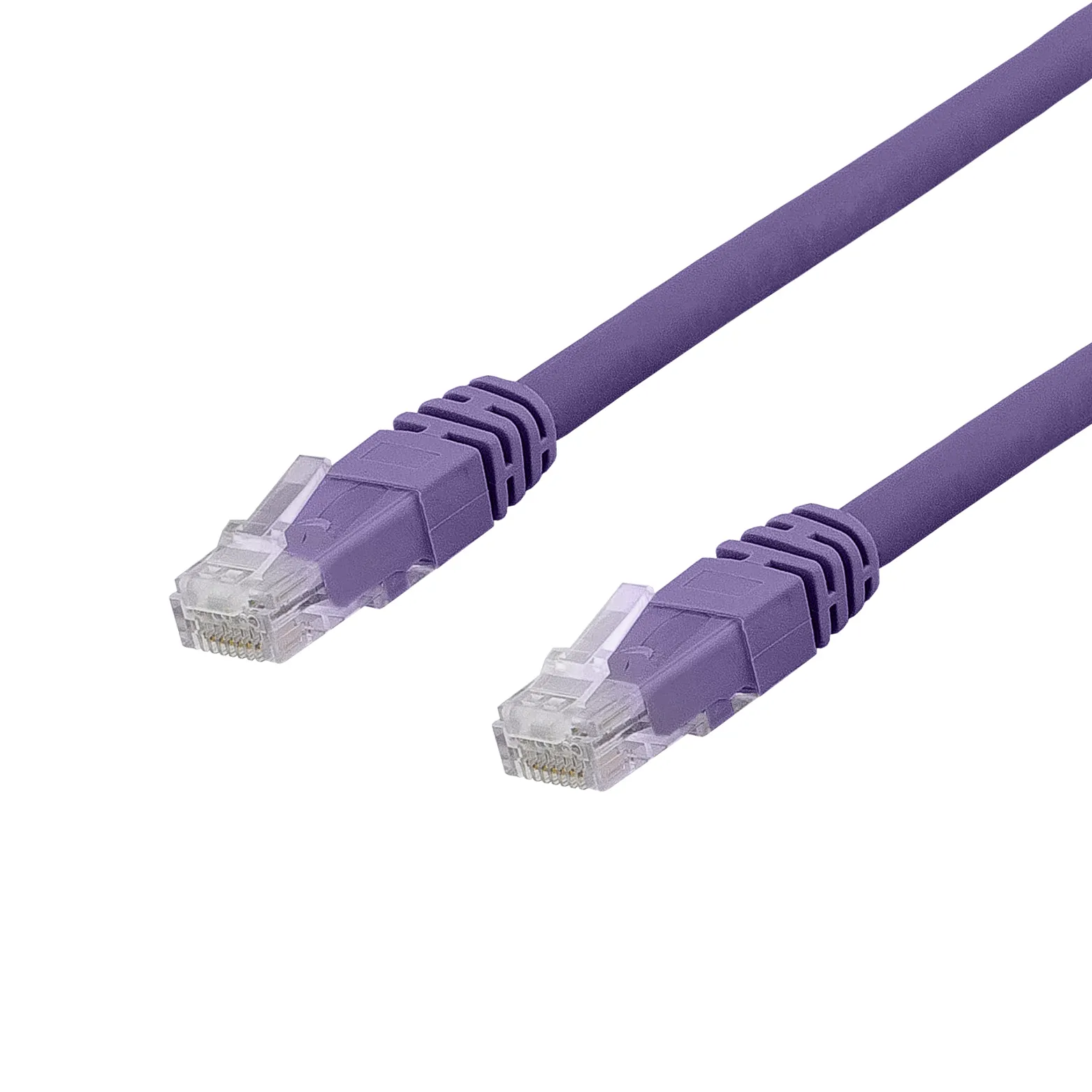 Deltaco Cat6a U/UTP - network cable, 3 m, Purple