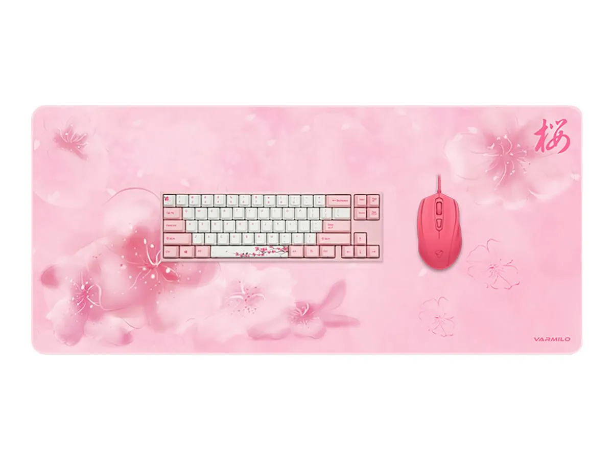 Varmilo Deskmat XL - gaming mousepad, 900x400 mm, Sakura