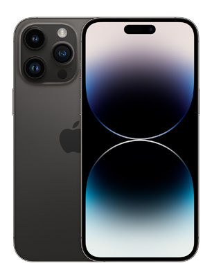 iPhone 14 Pro 128GB Space Black (Refurbished B) (New Battery)