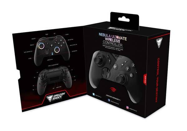 DRAGONSHOCK Controller Nebula Ultimate NSW - PS3/PC/Android Black