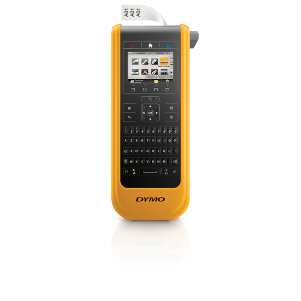DYMO XTL 300 M&auml;rkmaskin f&ouml;r industriella milj&ouml;er, gul/svart