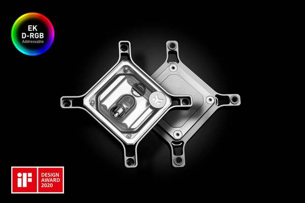 EKWB EK-Quantum Magnitude D-RGB - 115x Nickel + Plexi, CPU cooler&nbsp;(silver / transparent)