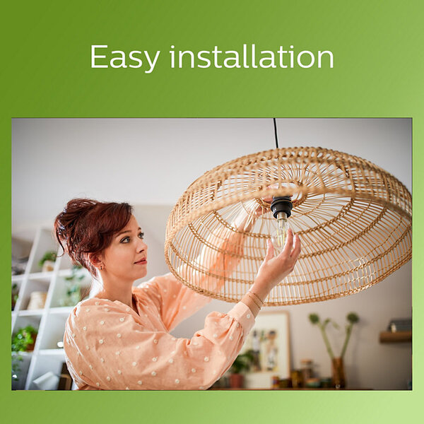 Philips LED E27 Normal 40W Klar 485lm