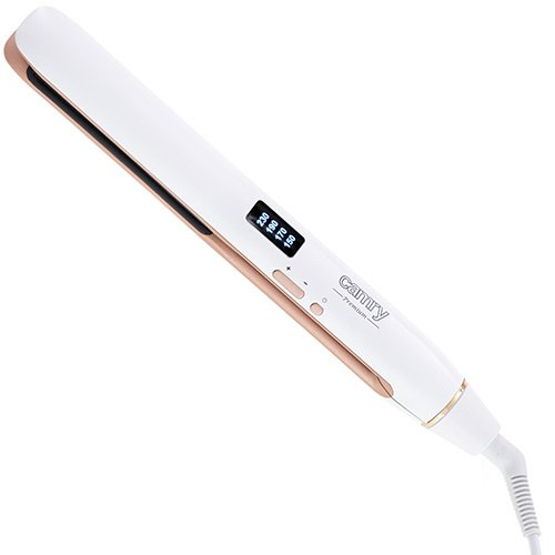 Adler CR 2322 25mm Hair Straightener, White/Rose Gold