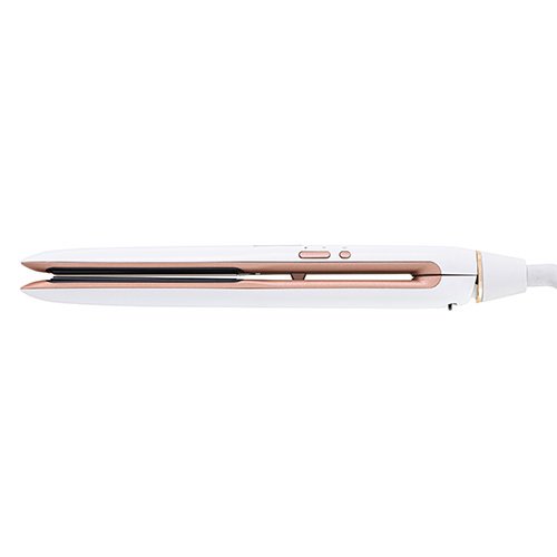Adler CR 2322 25mm Hair Straightener, White/Rose Gold